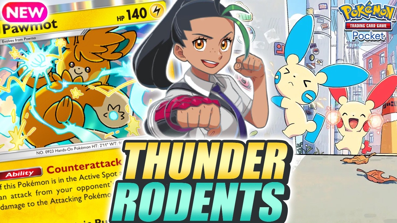 ONE SHOT &rsquo;EM ALL ! PLUSLE & MINUN Make PAWMOT Even More Shocking ! - Pokemon TCG Pocket