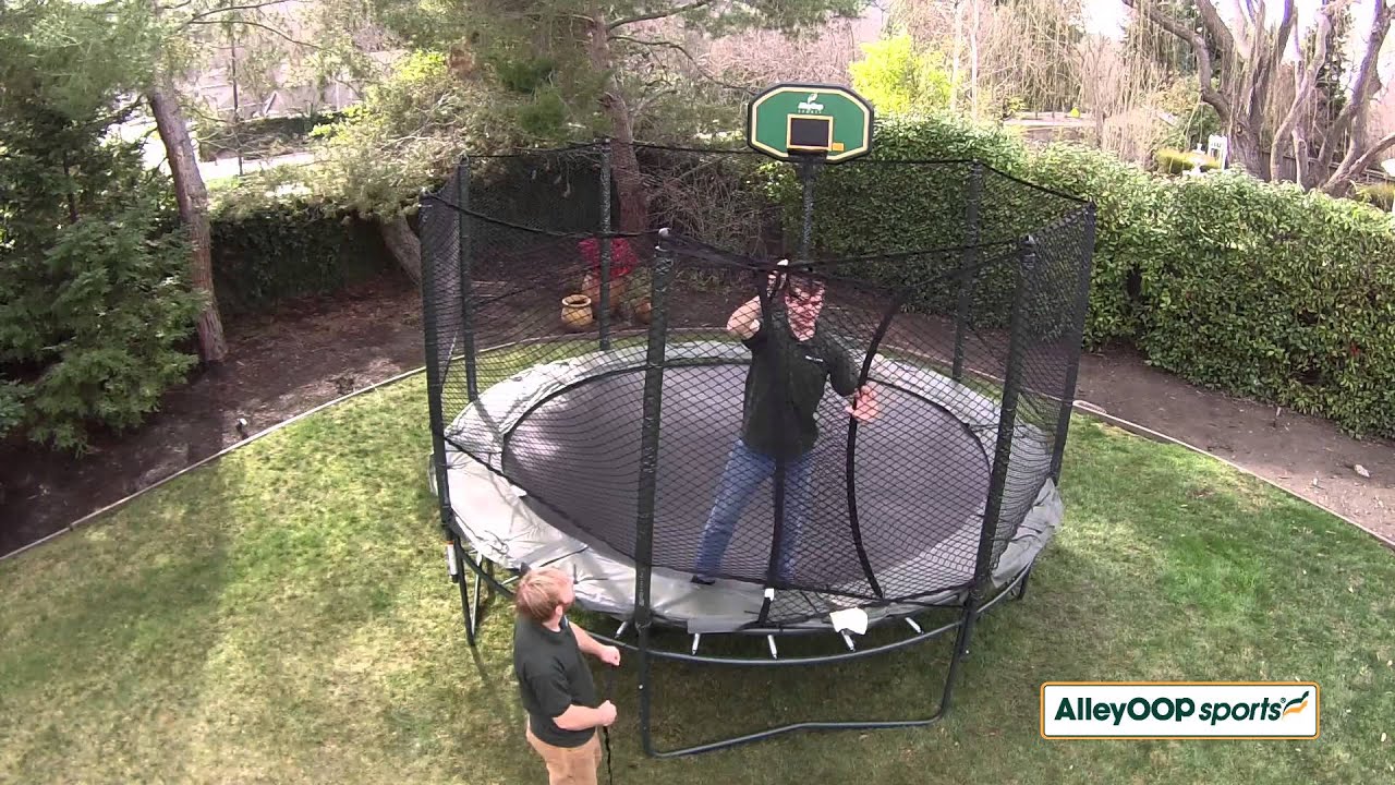 Safety Enclosure Installation (Part 2)- JumpSport & AlleyOOP Sports Trampolines