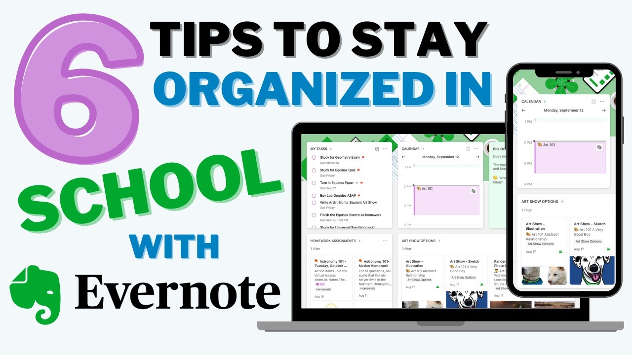 6 Tips to Stay Organized in School