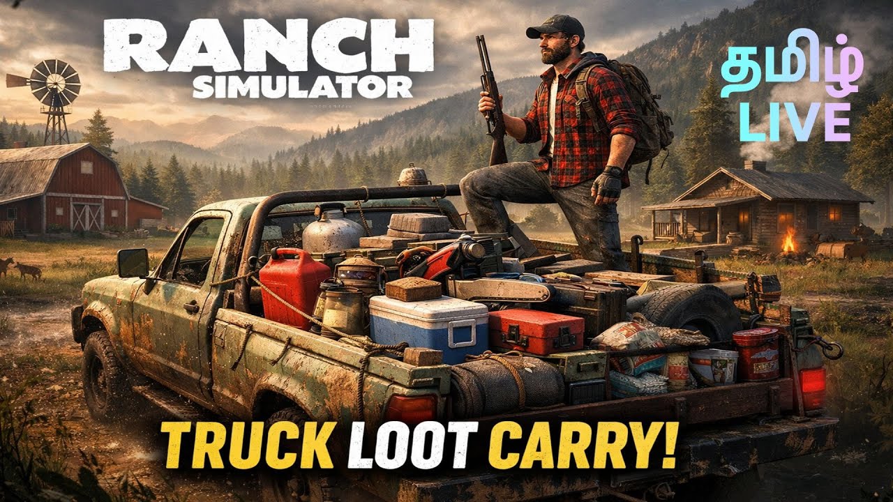SHORTS LIVE🔴Ranch Simulator Vanga guys New World explore Tamil GAMEPLAY Episode 05