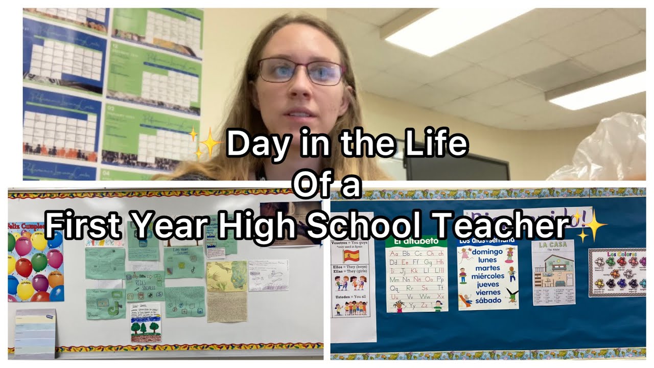DAY IN MY TEACHER LIFE |  first year high school teacher vlog