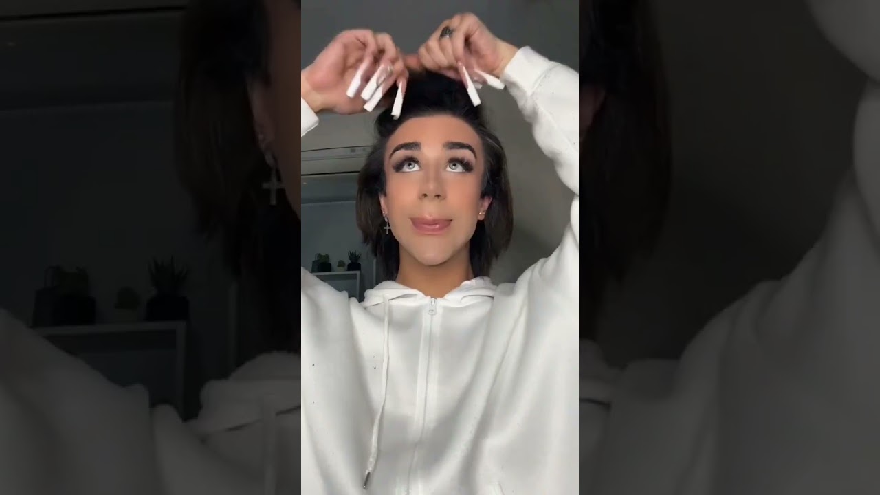 #ASMR Straightening my curly hair🫧