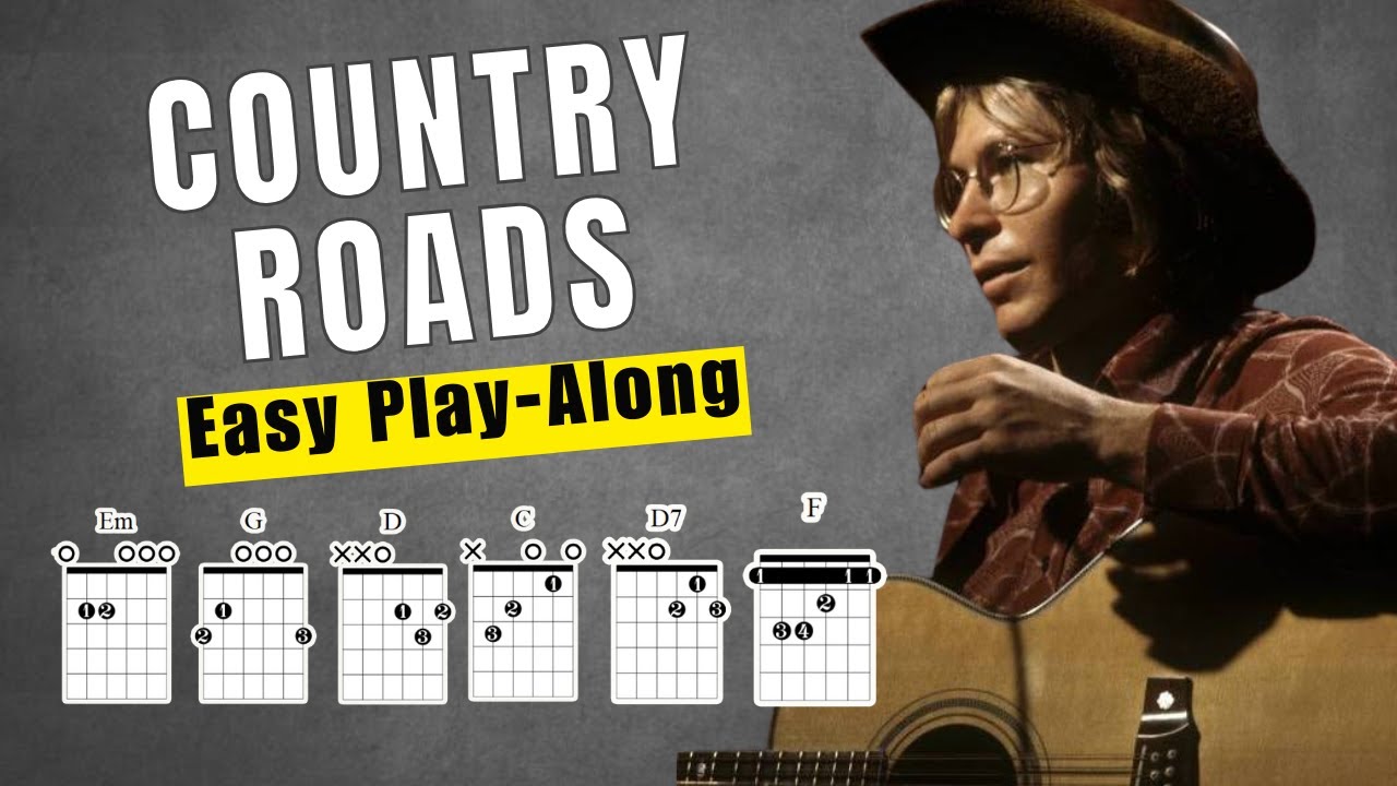 Take Me Home, Country Roads Play Along With Chords Lyrics & Timing