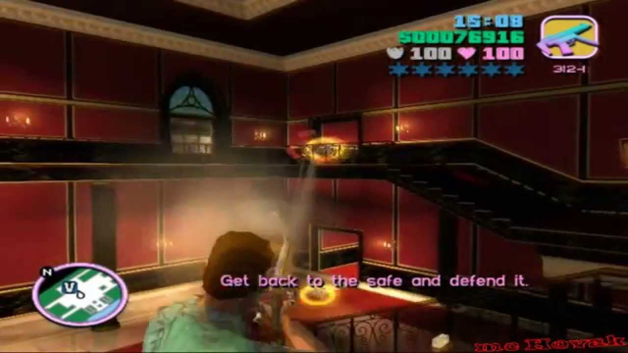 GTA Vice City PS2 Walktrough Final Mission Keep your friends Close