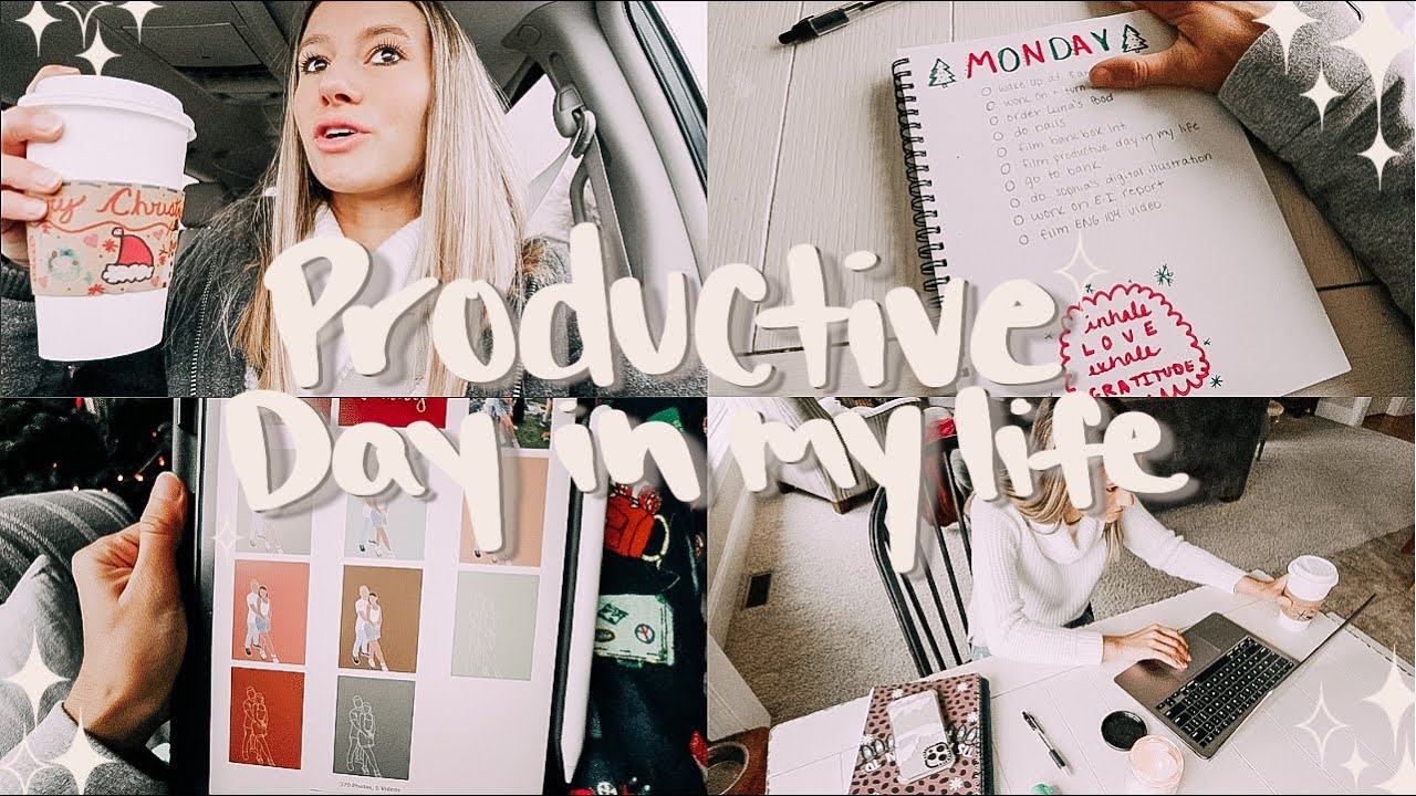 PRODUCTIVE DAY IN MY LIFE *BACK AT HOME!* | running errands, working on sponsorships, ipad drawings