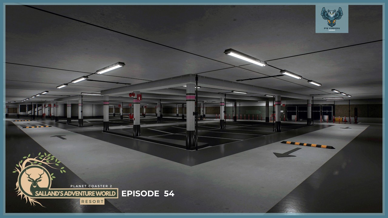 Ceiling And Lighting Parking Garage | Salland's Adventure World | 54
