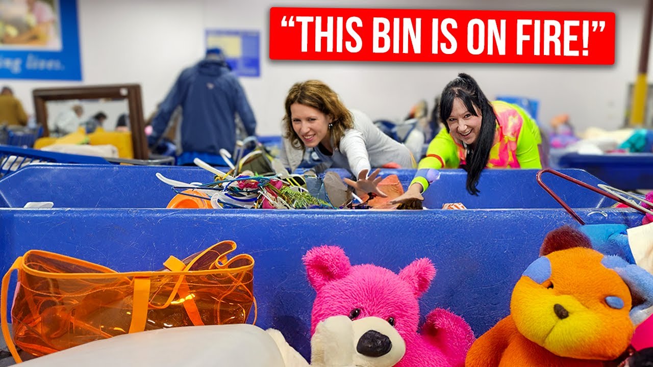 EVERY NEW BIN WAS PACKED WITH GOOD STUFF! I Had to Think Fast!