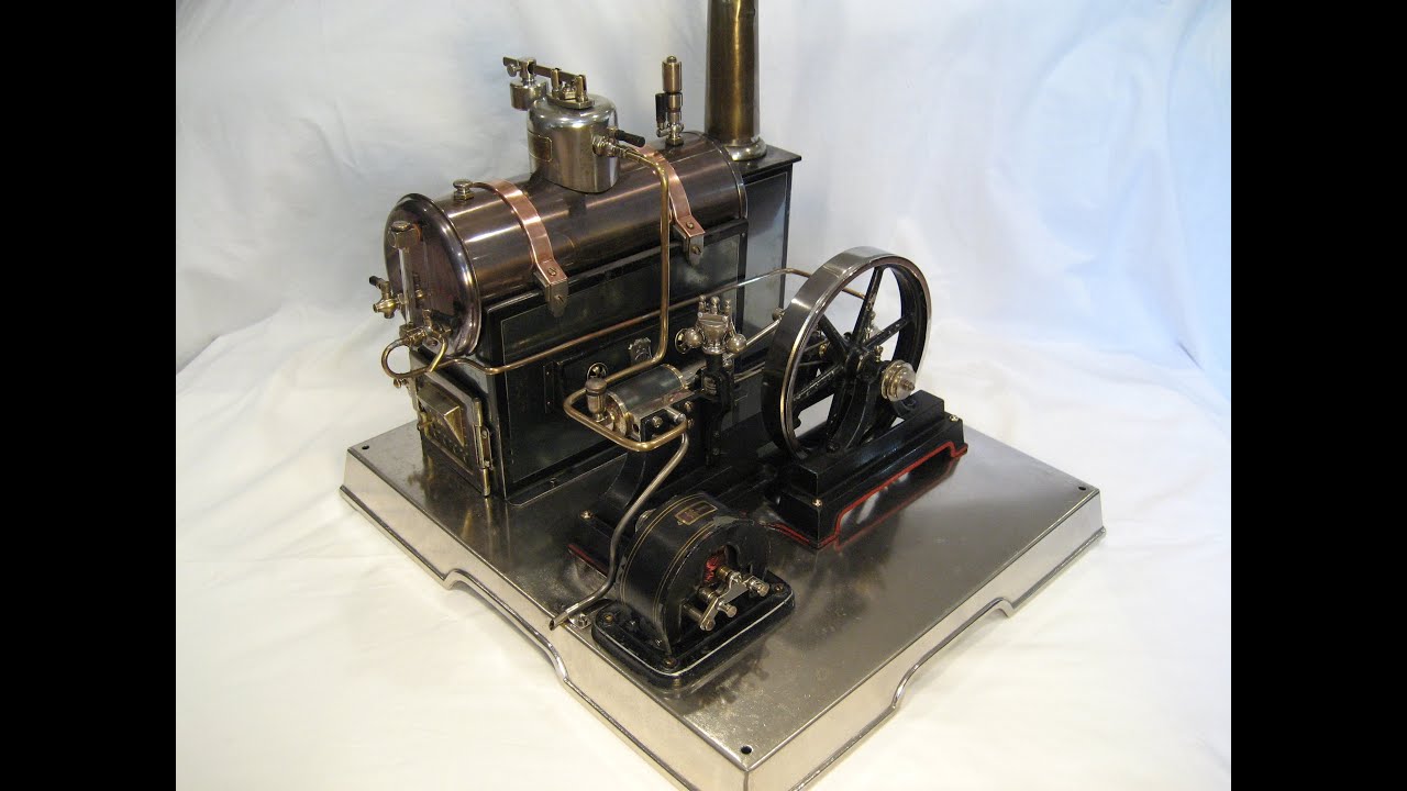 Marklin 4149/9/91  Dampfmaschine Steam Engine Generating Plant Model ca1919 VfP  (pictures, videos)