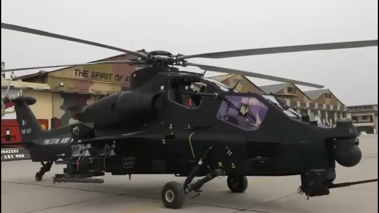 Z-10ME 2/P Attack Helicopter Inducted in Pakistan Army during Army Chief visit to Multan Garrison