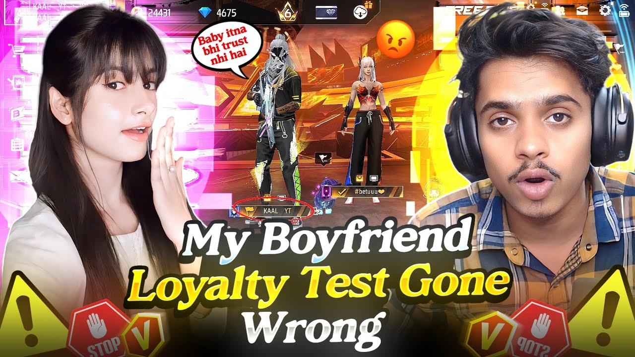 Mare (boyfriend) KAAL YT  Ka Loyalty Test 😱 Garena Free Fire