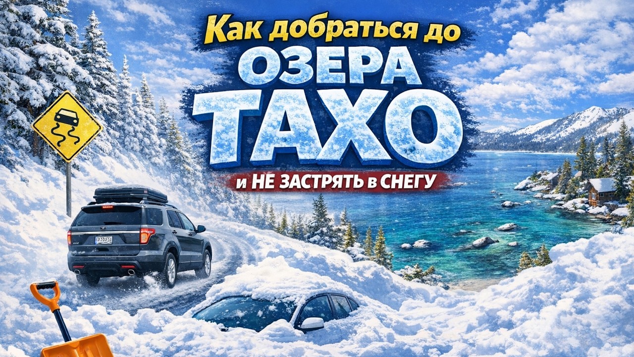 Тимон и Решка №13 - Как добраться до озера Тахо и не застрять в снегу