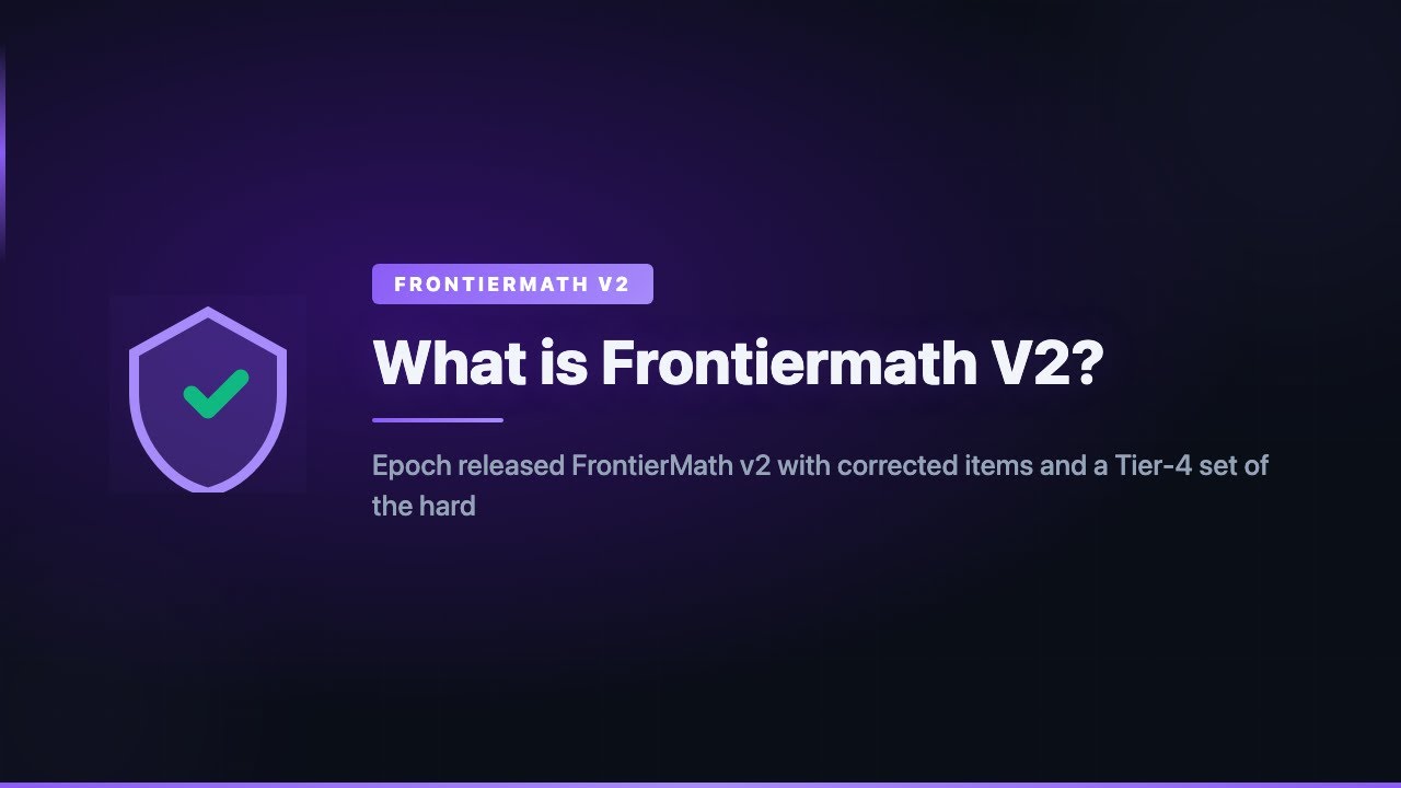 What is Frontiermath V2?