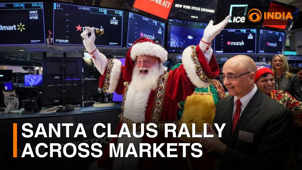 Santa Claus rally across markets and other top news | DD India Live