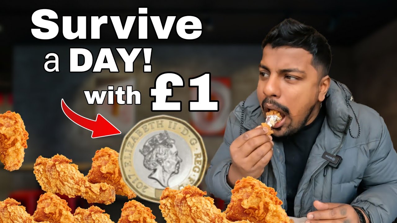 How to Live with &pound;1 in London | Comon man | Sri lanka