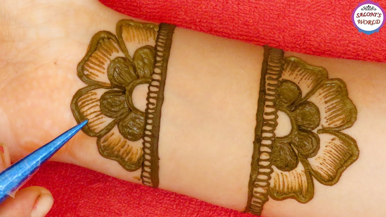 New Flower / Floral Mehndi Design | Best Flower Heena Designs
