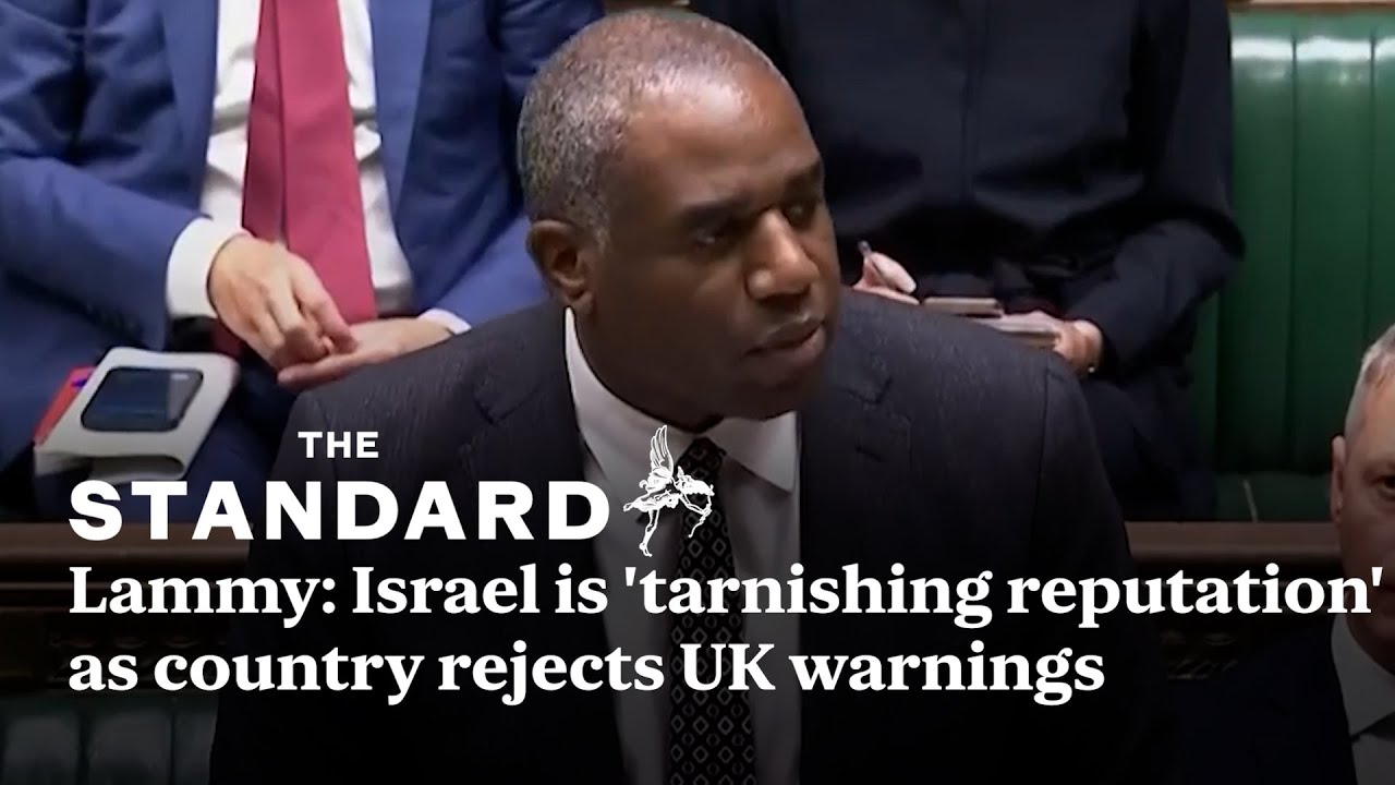 Israel 'tarnishing reputation', Lammy says as country rejects UK warnings