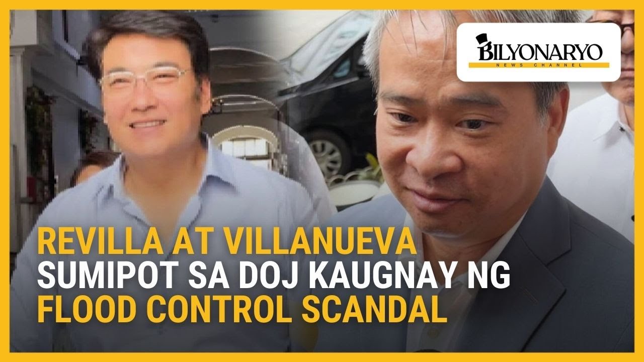 Revilla at Villanueva sumipot sa DOJ kaugnay ng flood control scandal | Agenda