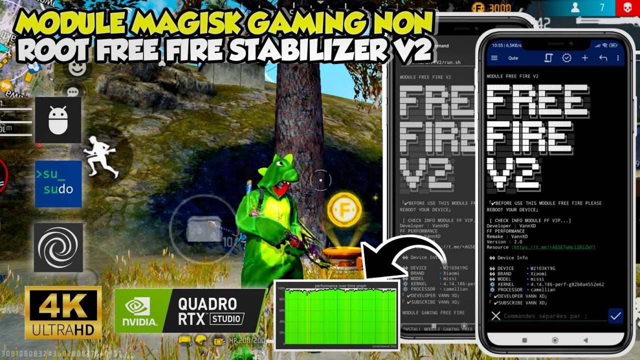 NO FRAME DROP❓MAGISK GAMING MODULE NON ROOT FREE FIRE STABILIZER ❗HOW TO INSTALL MAGISK MODULE