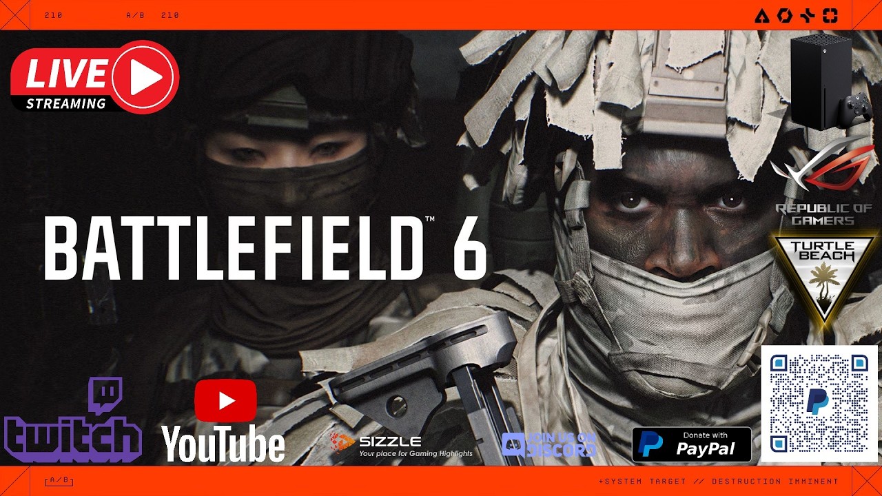 🔴 Plays BF6 #Battlefield 6 today 🎬 #streams now on #xboxseriesx 🟢 #follow #like  🎮 🏆