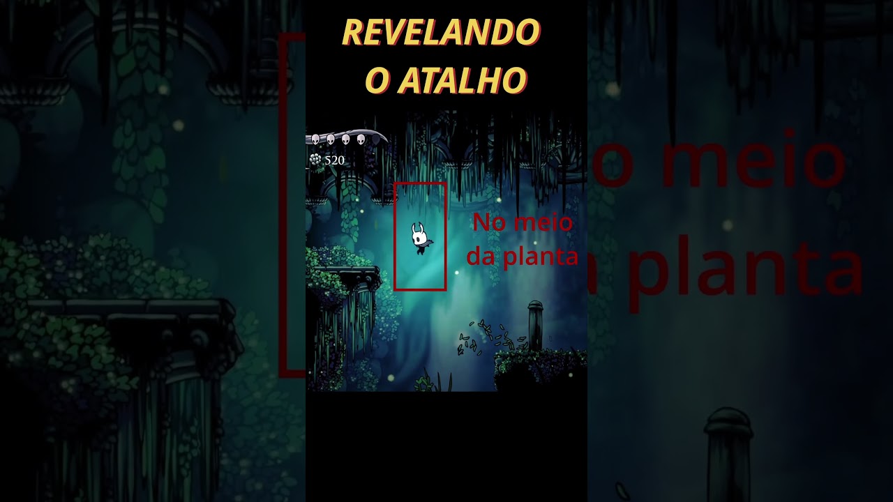 QUEBRANDO o Hollow Knight com esse ATALHO! #shorts #hollowknight #gameplay #dicas