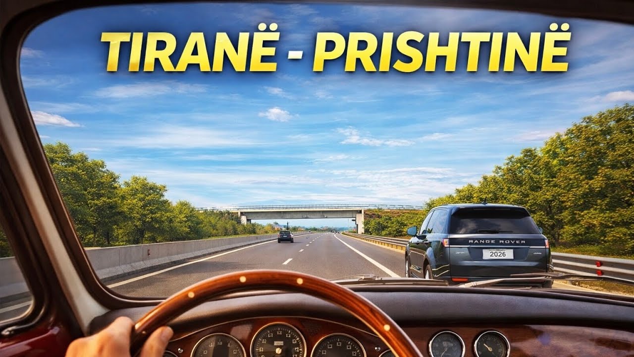 TIRAN&Euml; &ndash; PRISHTIN&Euml; 🇦🇱🇽🇰 | Udh&euml;tim n&euml; Rrug&euml;n e Kombit 🚗 Relaks & Emocione 4K