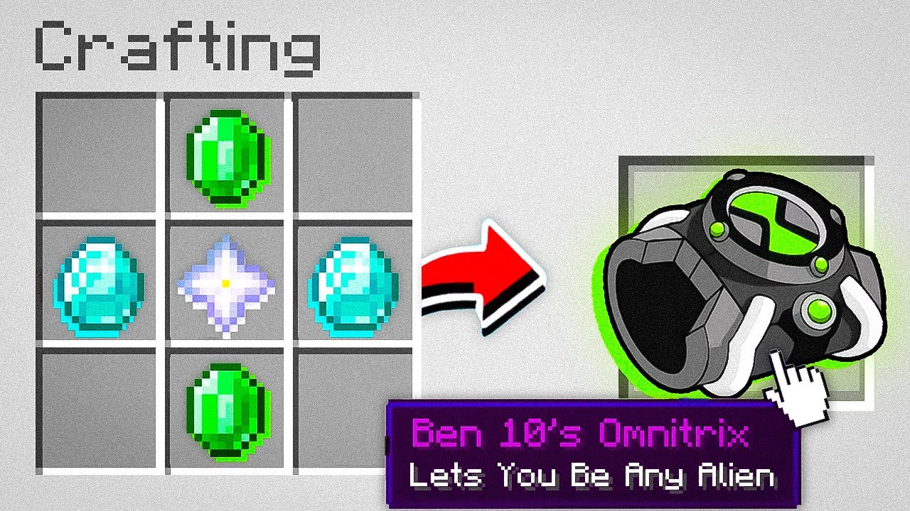 Minecraft, But I Can Craft Omnitrix...