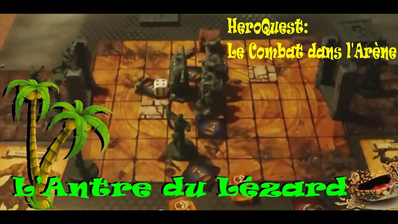 HeroQuest - Le Combat dans l'Arène - Partie Test