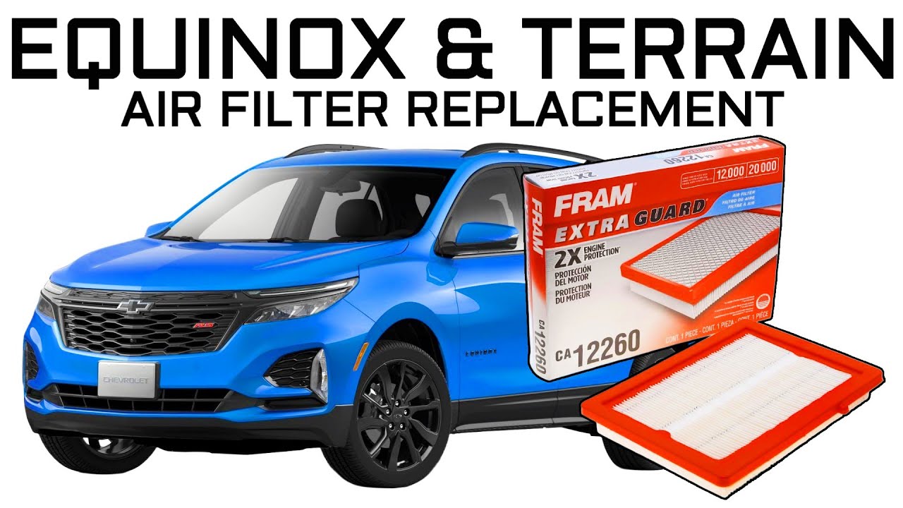 2018-2025 Chevy Equinox GMC Terrain Air Filter Replacement L4-1.5L