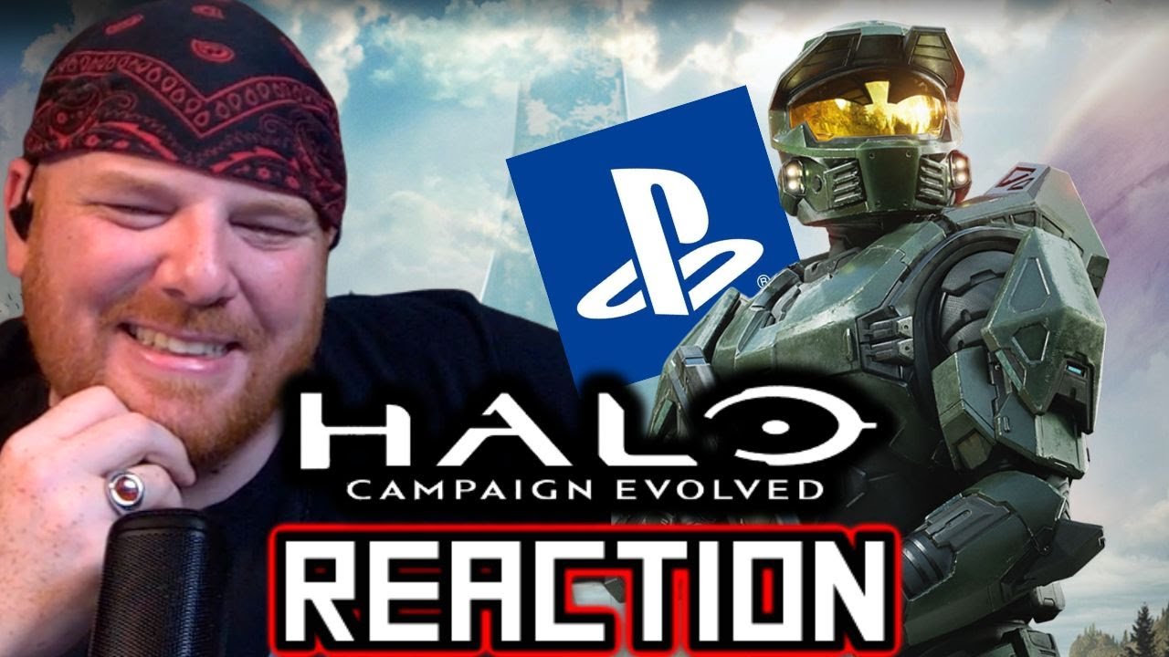 Krimson KB Reacts - Halo on PLAYSTATION?! - Halo Campaign Evolved Trailer