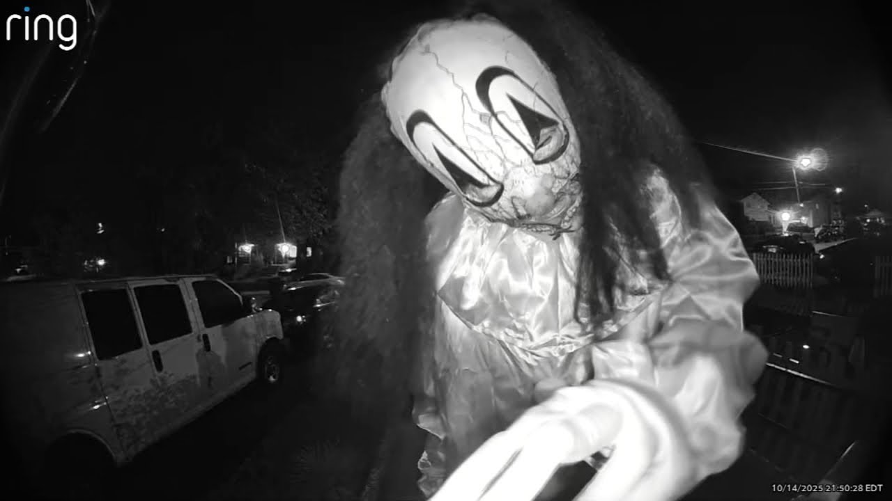 Trio wearing Halloween masks caught on camera terrorizing family, trying to break into Virginia home