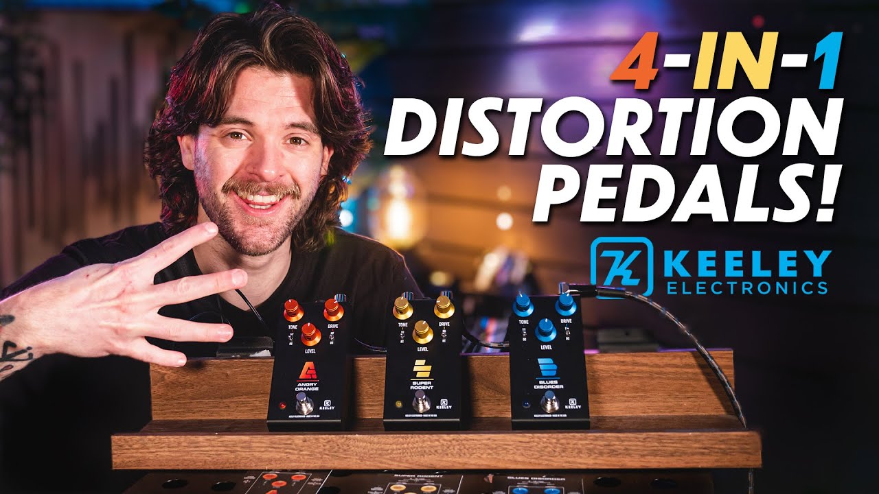 Keeley 4-In-1 Series Distortion Pedals | 4 is Better Than 1!