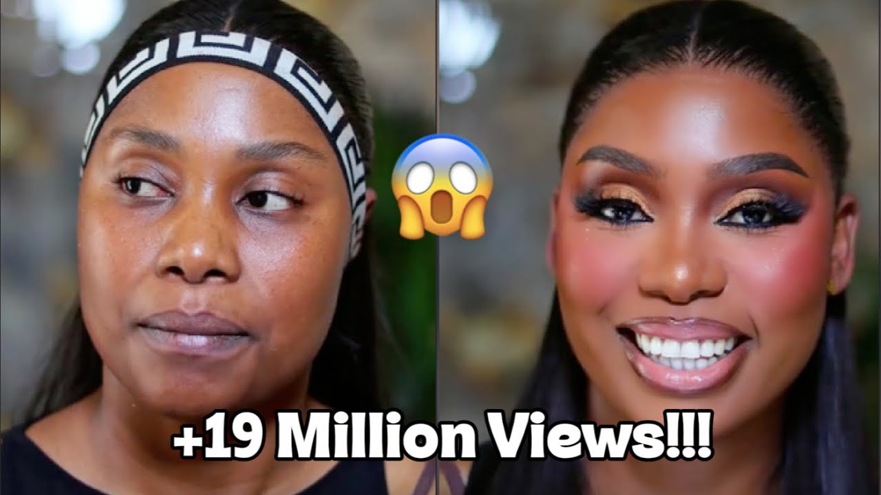 Makeup Transformation Glam Tutorial 😱🔥🔥 #makeuptutorial