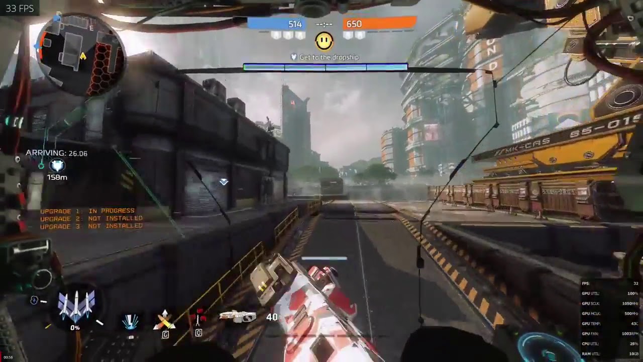R9 Fury X Testing 5 :  Titanfall 2 Test in DX11 Crossfire off.