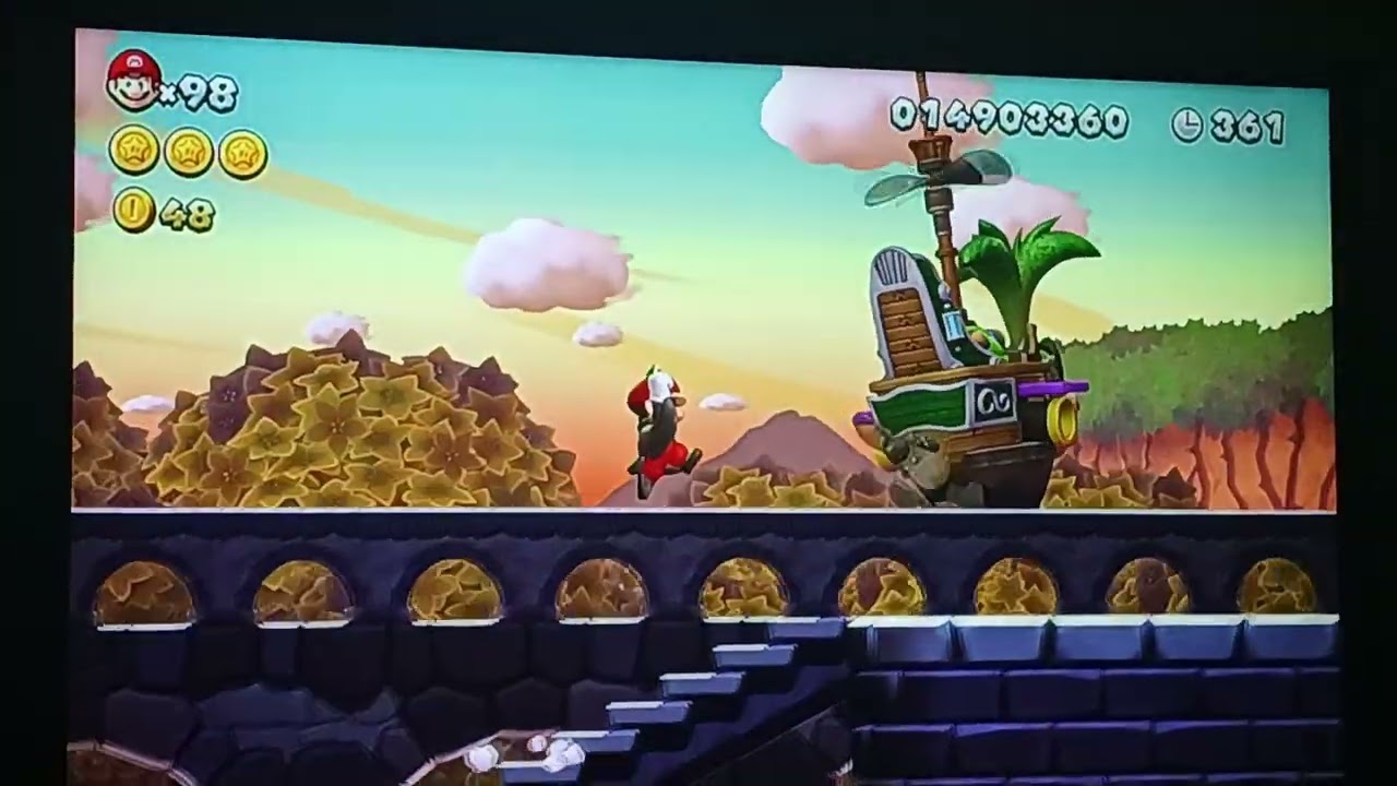 Super Mario Deluxe Soda Jungle Castle. Iggys Volcanic Castle
