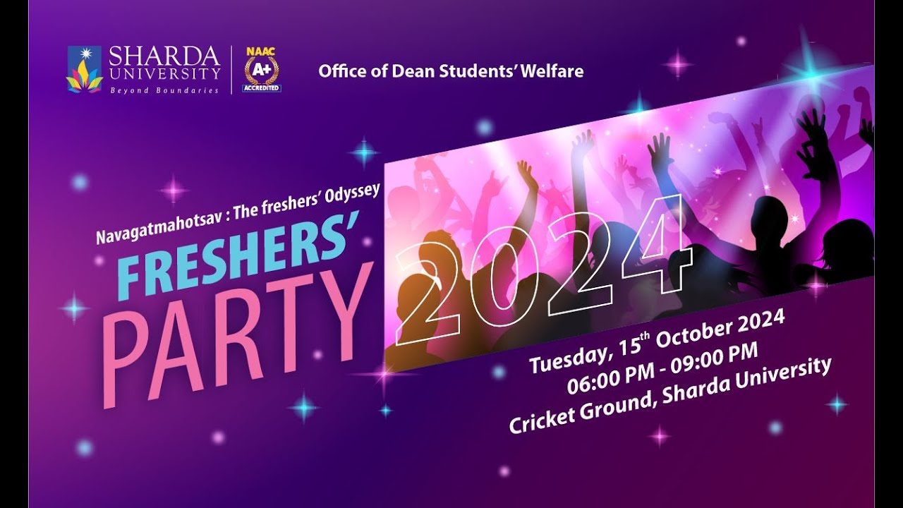 Fresher's  Party 2024 || Sharda University