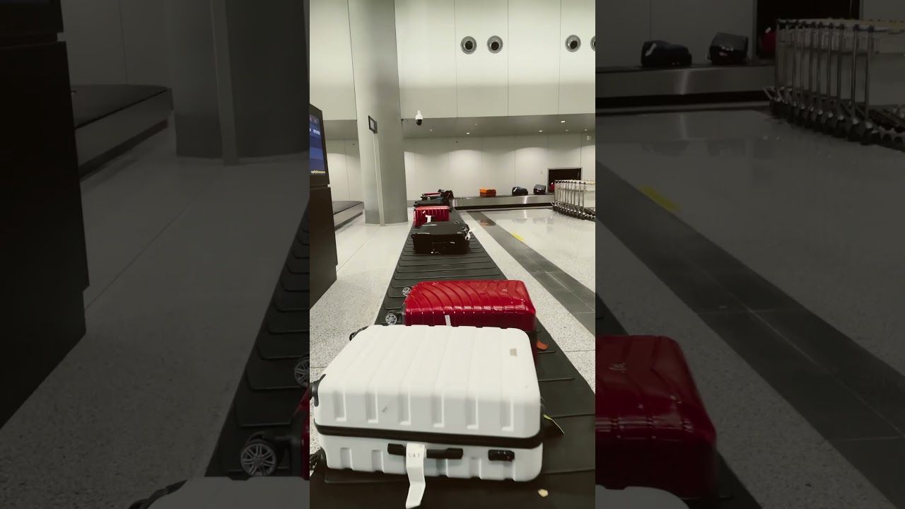 Baggage on conveyor belt #baggage #airport #airportlife