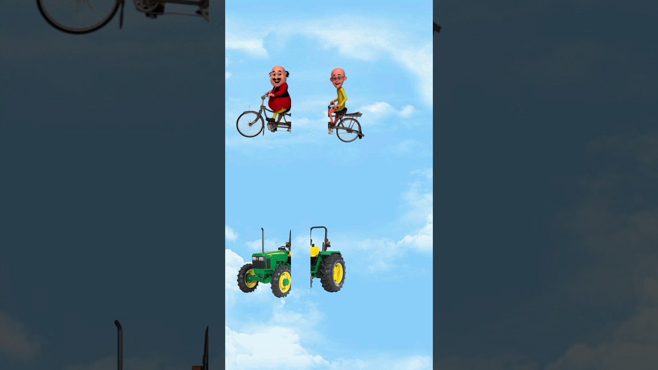 Motu Patlu Cartoon | Tractor Video | JCB Video #narzosahid #cartoon #anayavideo #motupatlu #tractor