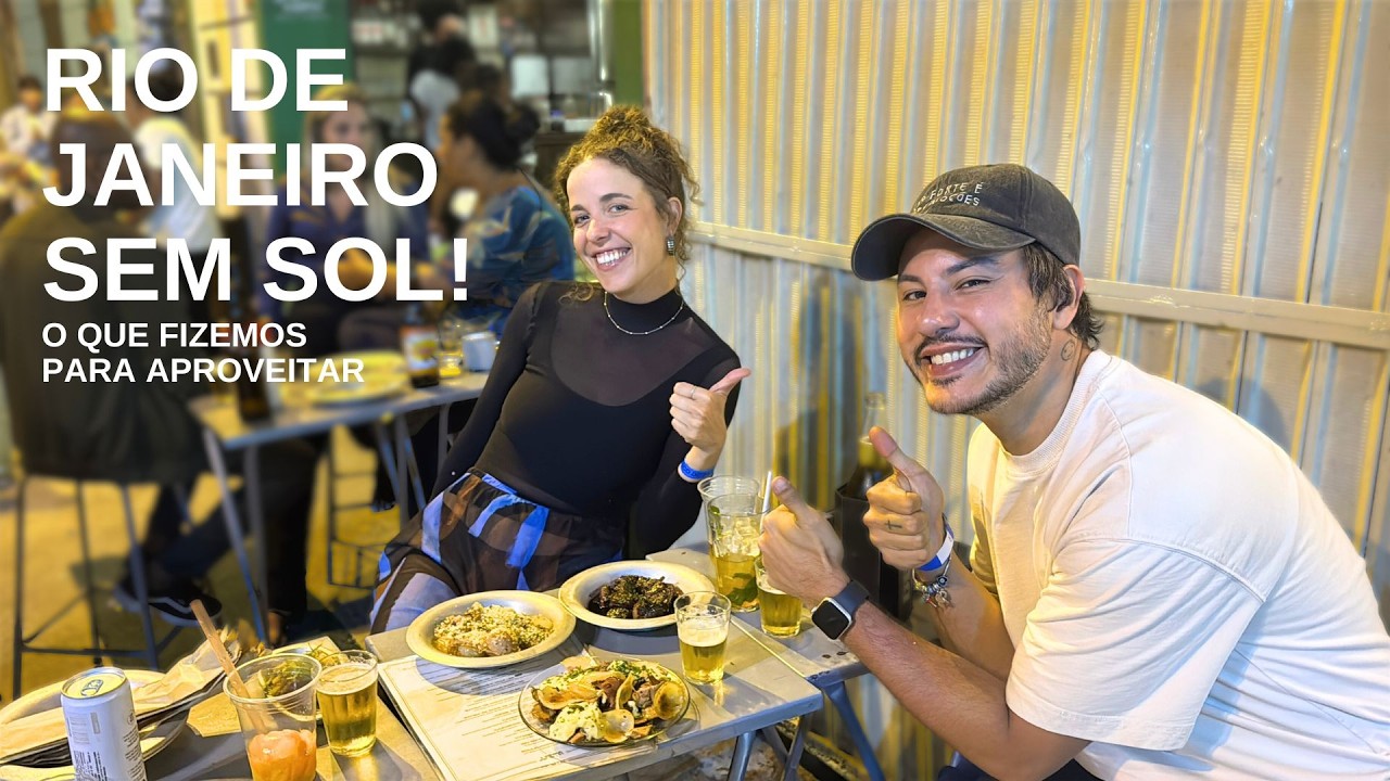 Rio de Janeiro SEM SOL! o que fizemos em um dia nublado