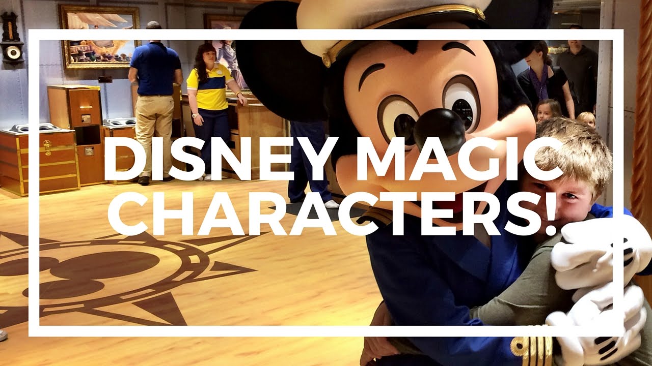 DISNEY CRUISE CHARACTER MEET AND GREET ON THE DISNEY MAGIC CRUISE SHIP