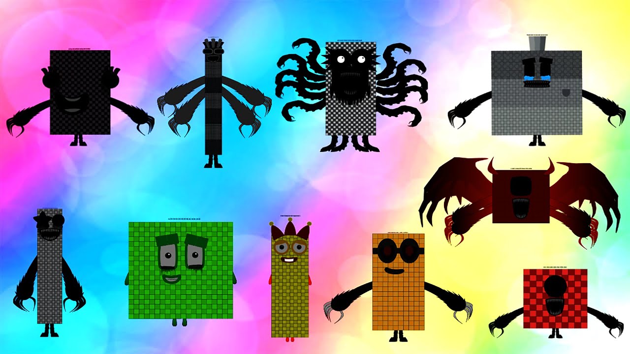 Uncannyblocks band but Different nightmare (100Q -1QN) Fixed remix-6
