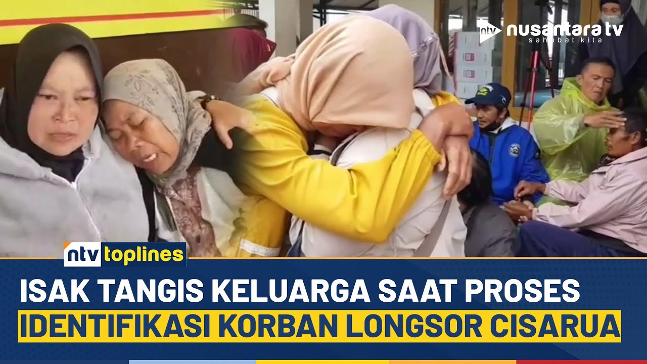 Tangis Pecah di Posko DVI Polda Jabar, Jenazah Korban Longsor Cisarua Terus Dievakuasi | NTV
