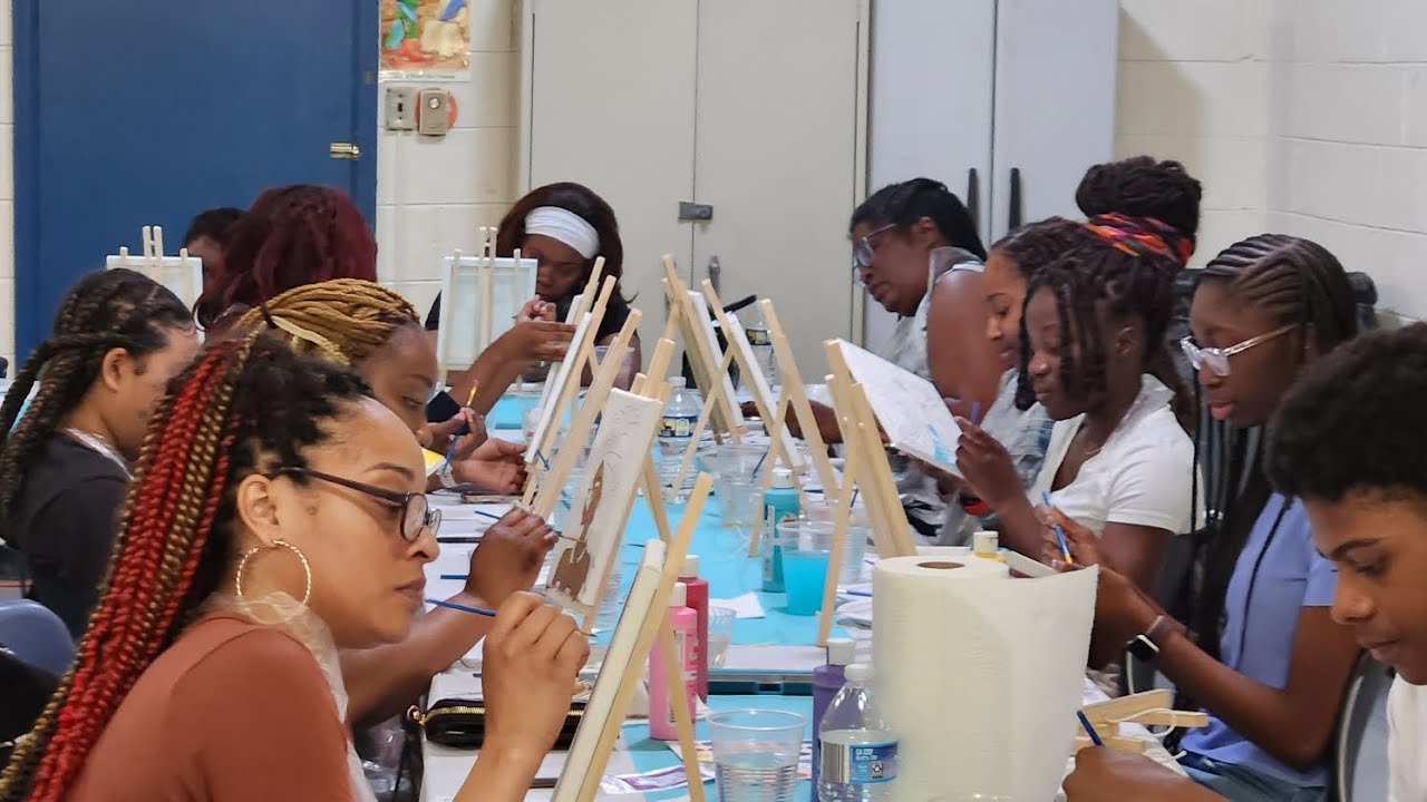 Praise and Paint Party at Ephesus church