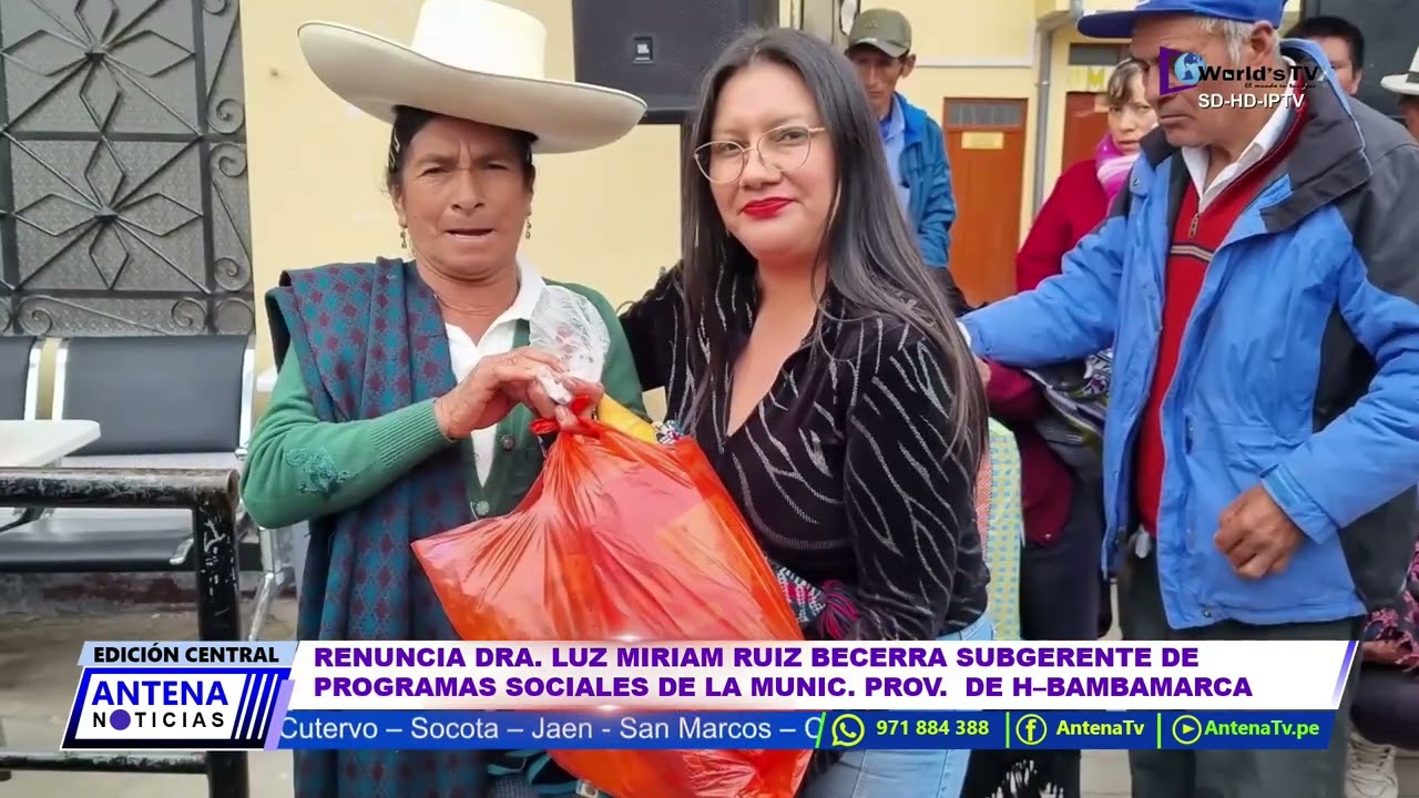 RENUNCIA DRA. LUZ MIRIAM RUIZ BECERRA SUBGERENTE DE PROGRAMAS SOCIALES DE LA MPH-BCA
