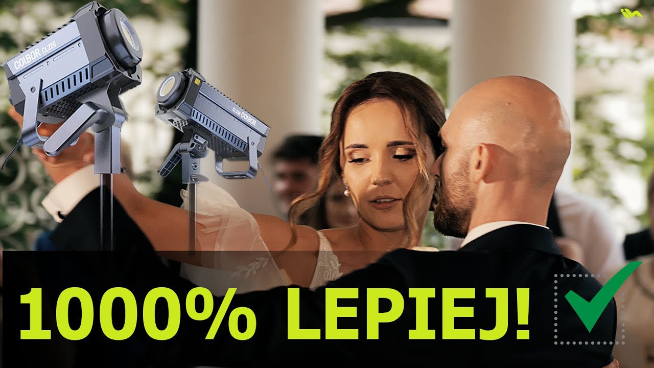 Co się stanie, gdy zaczniesz używać Lamp do Filmowania Wesel? COLBOR CL220 - test