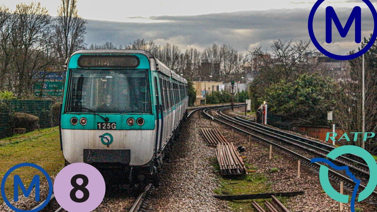 [RATP]Compilations des MF77 Vert RATP de la ligne 8 du Métro 🚇  #ratp #metroparisien