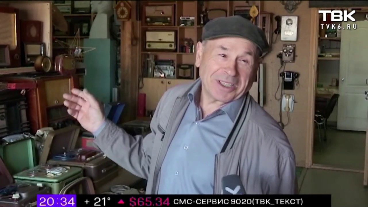 Коллекция раритетных радиоприемников красноярца