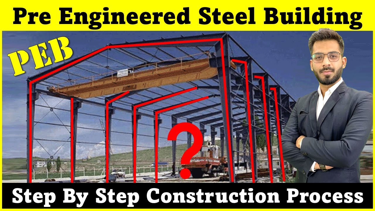 PEB Building Procedure Step by Step | Basic Info About Steel Structure || By CivilGuruji