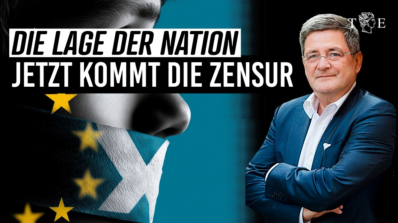 Ihr Plan: Zensur | Merz und von der Leyen gehen systematisch vor | Lage der Nation mit Roland Tichy
