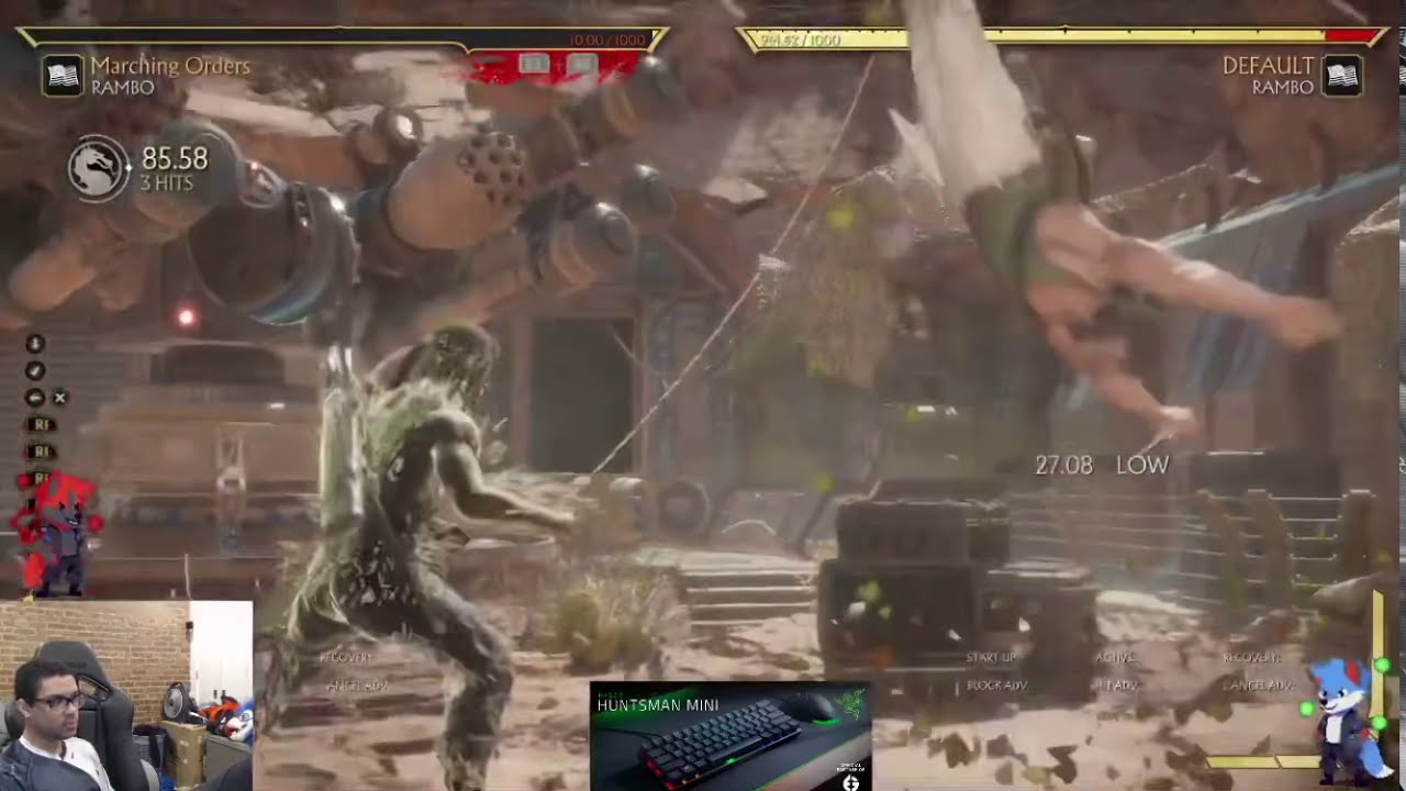 RAMBO BNB COMBOS! SonicFox&rsquo;s Breakdown! MK11 Ultimate Rambo Gameplay and combo guide by @SonicFox