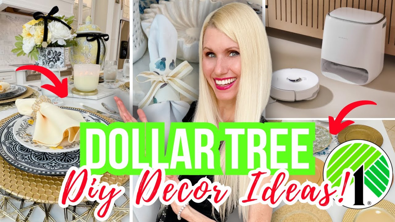 *DOLLAR TREE DIY DECOR* CAN I GET A DESIGNER LOOK FOR $1.25?